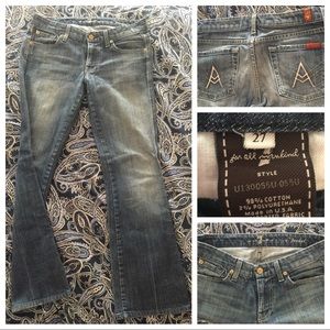 7 for All Mankind Sz 27 Boot Cut